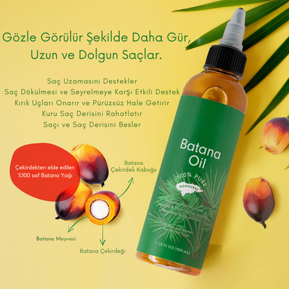 Luvorte %100 Doğal Batana Yağı Saç Bakım Serumu – 100 ml