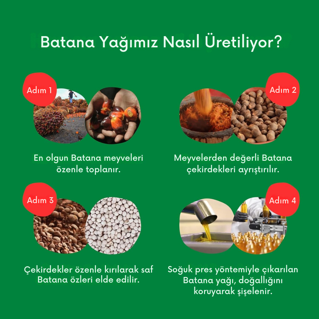 Luvorte %100 Doğal Batana Yağı Saç Bakım Serumu – 100 ml