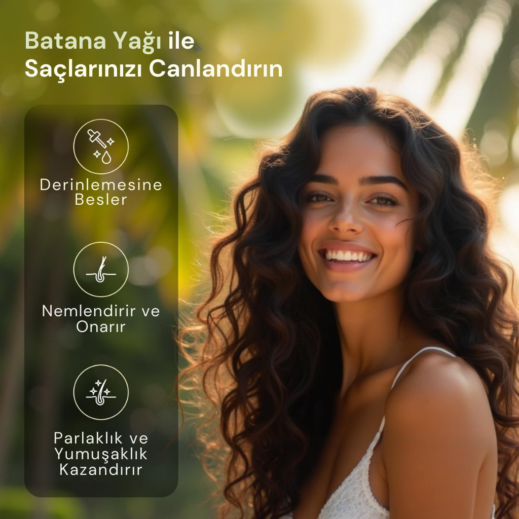 Luvorte %100 Doğal Batana Yağı Saç Bakım Maskesi – 120 g
